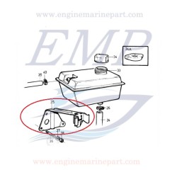 Staffa serbatoio acqua Volvo Penta 861107