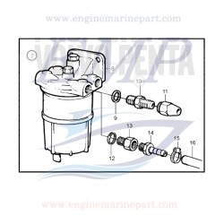 Prefiltro carburante Volvo Penta 833972