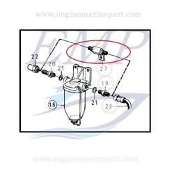 Raccordo carburante Volvo Penta 831860