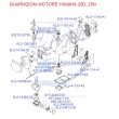 Guarnizioni motore Yamaha Marine 20D, 25N