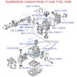 Guarnizioni Yamaha Marine F9.9H, F13.5B, F15C, F20B