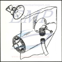 Cuffia lavaggio motore Mercury, Mariner e Mercruiser 44357Q2