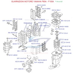 Guarnizioni Yamaha Marine F80A, F100A