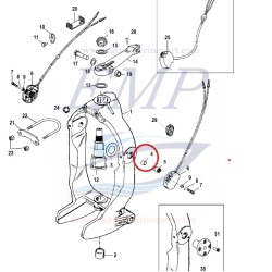 Boccola bullone campana  Mercruiser 847637