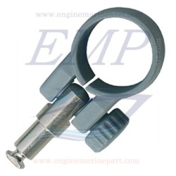 Scalmi a collare regolabili grigio incasso 12mm