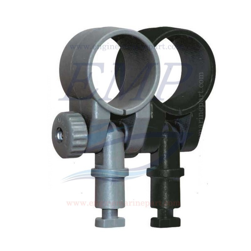 Scalmo a collare regolabile grigio incasso 15mm