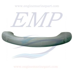 Maniglia in PVC morbido grigia 250mm