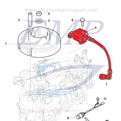 Bobina accensione Mercury, Mariner 803559T08