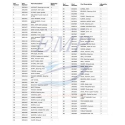 RICAMBI PIASTRA DI POPPA OMC KING COBRA 90' 98'