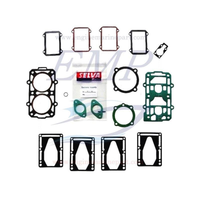 Kit guarnizioni motore 489cc 2 carb 2T Selva 1536411