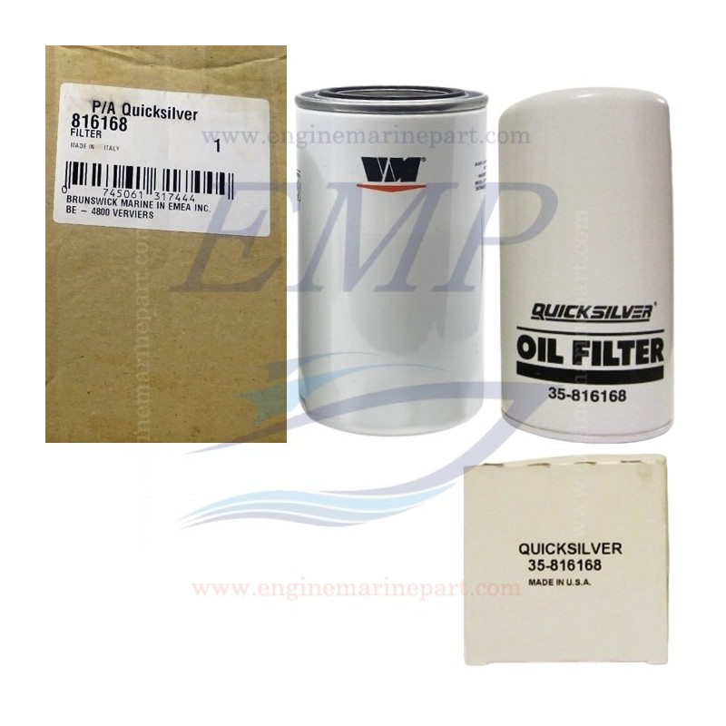 Filtro olio Mercruiser 816168