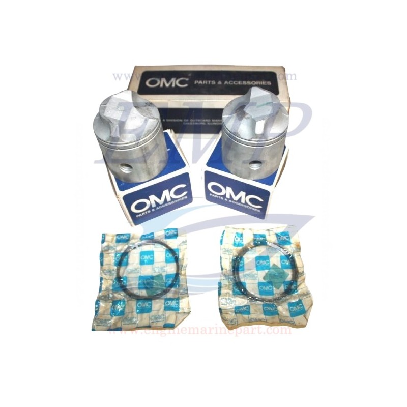 Pistone hp 40 completo  Johnson, Evinrude 0384698