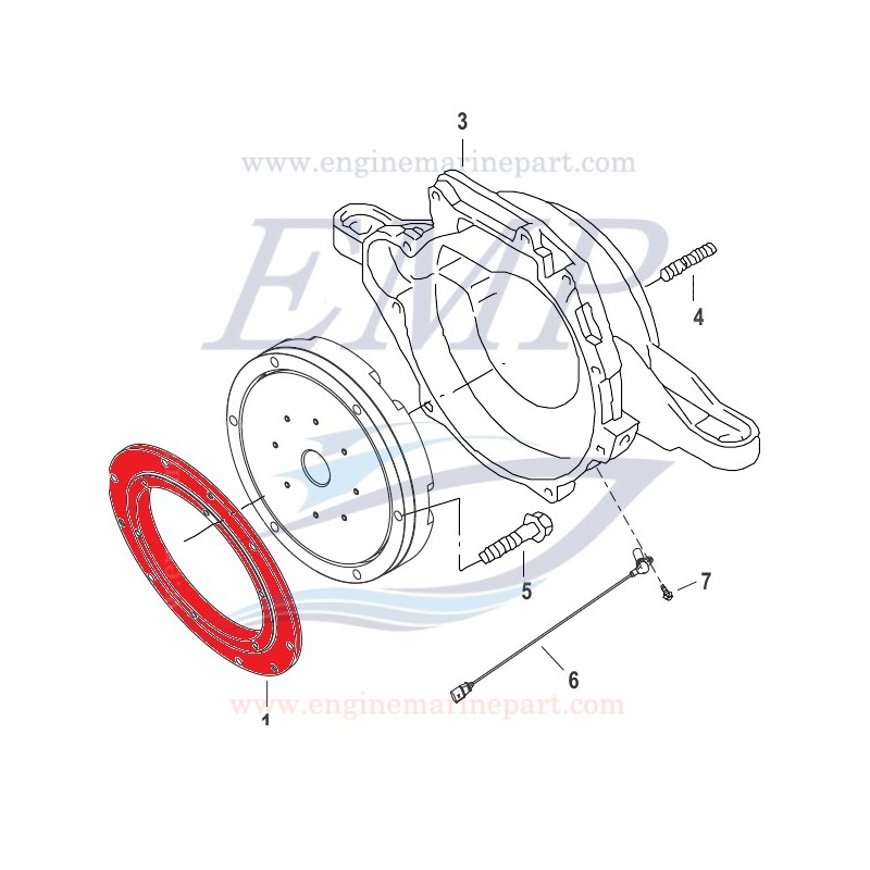 Disco Parastrappi Mercruiser 8M0067349,  8M0093519