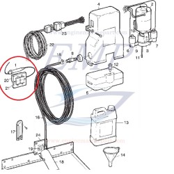 Pannello interruttori flap Volvo Penta 41102045