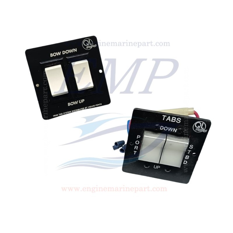 Pannello interruttori flap Volvo Penta 41102045, 41100325