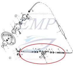 Supporto cavo sterzo  Volvo Penta 853290