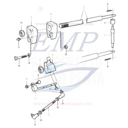 Supporto cavo sterzo  Volvo Penta 828963