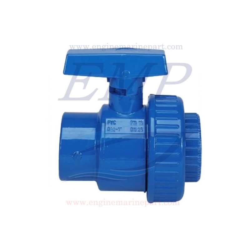 Valvola a sfera in PVC da 1 1/2 "