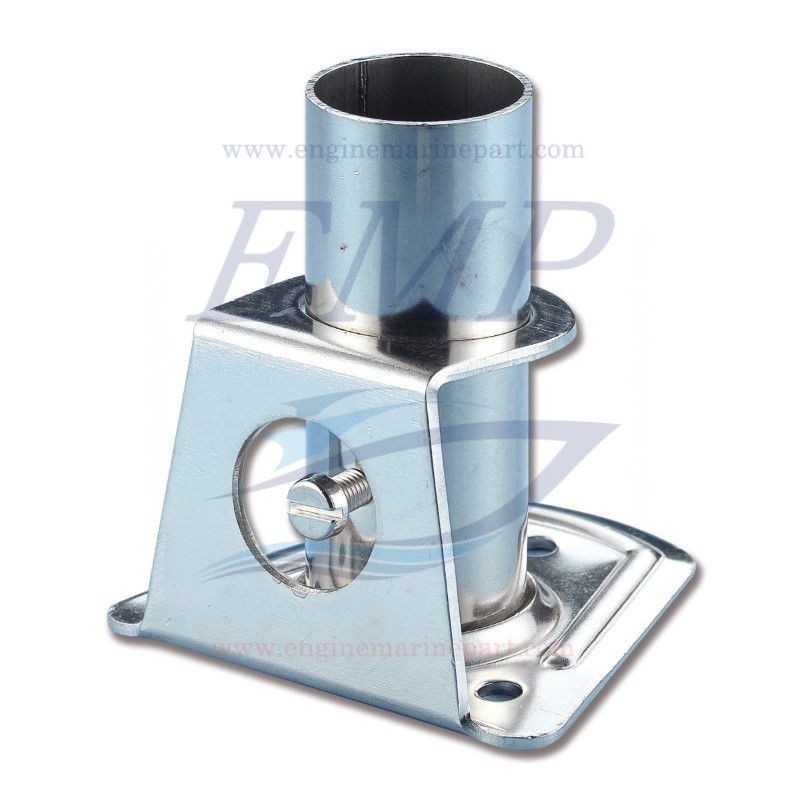 Supporto esterno in acciao inox 25mm asta portabandiera