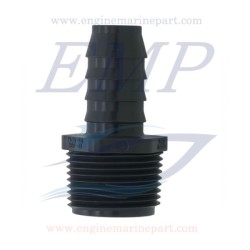 Portagomma da mm 15 in PVC filetto da 3/4"