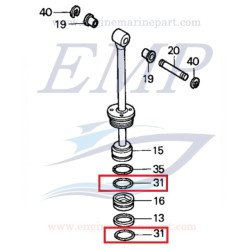 O-ring pistone trim Honda 91316-ZV5-821