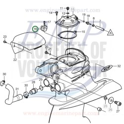 Anodo piede XDP Volvo Penta EMP 3861636 Zi