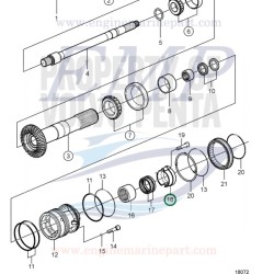 Anodo asse elica XDP Volvo Penta EMP 3861634 AL