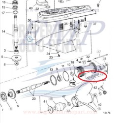 Anodo mozzo asse elica Volvo Penta EMP 3852970 AL