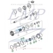 Kit revisione asse elica Volvo Penta DP-SM
