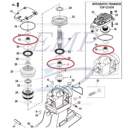 Cuscinetto ad aghi  Mercruiser 843240
