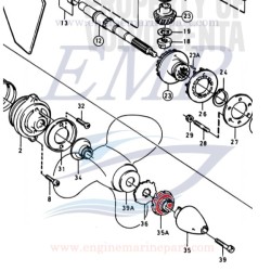 Anello distanziale elica Volvo Penta 851261,854047, 23280865