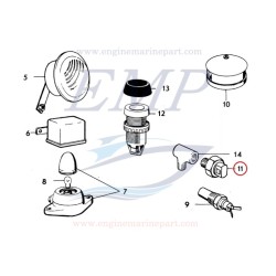 Sensore di pressione Volvo Penta 843812, 864284