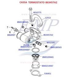 kit tagliando MERCRUISER 5.7L, 350MPI da 0M300000 a 0W599999