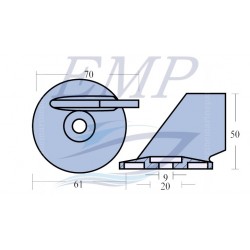 Anodo Johnson, Evinrude 5031536