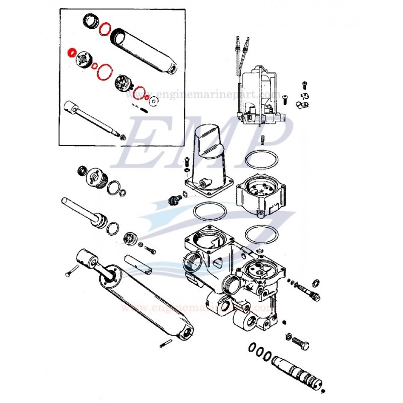 Kit riparazione trim Mercury / Mariner 811607A1