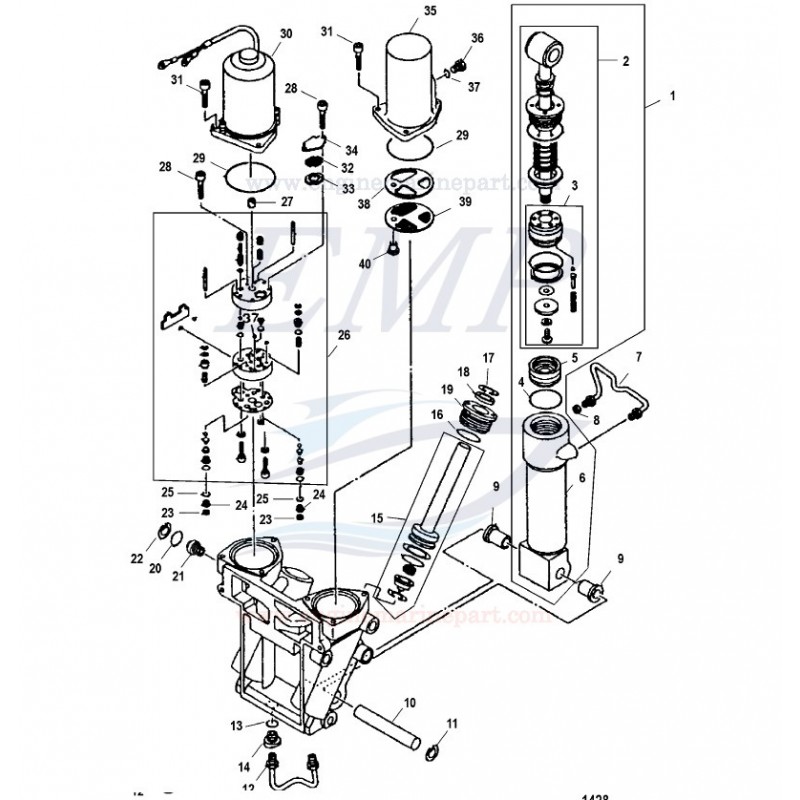 Power trim e ricambi Mercury / Mariner 8M0094305