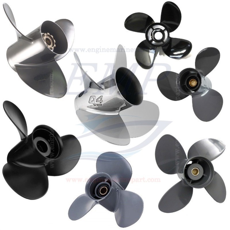 Eliche da 4 a 8 Hp per motori Johnson, Evinrude , BRP