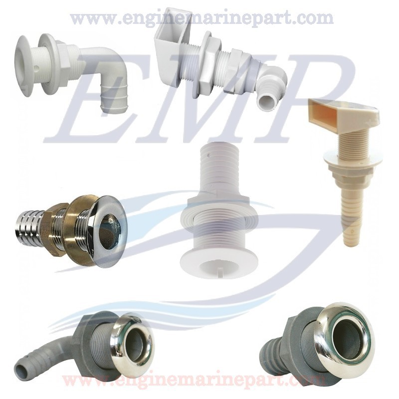 Scarico a mare con portagomma