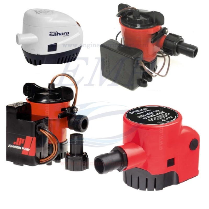 Pompe di sentina con galleggianti