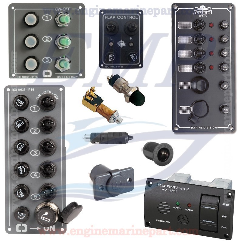 Pannelli  Interruttori Pulsanti